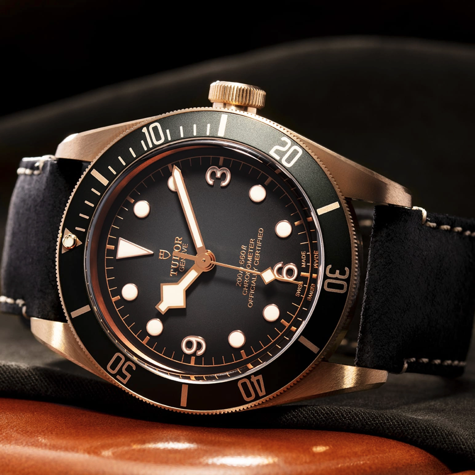 TUDORBlack Bay BronzeBlack Bay Bronze43mm bronze case with bronze-coloured PVD-treated steel case back and satin finish - M79250BA-0001 at Cortina Watch Malaysia