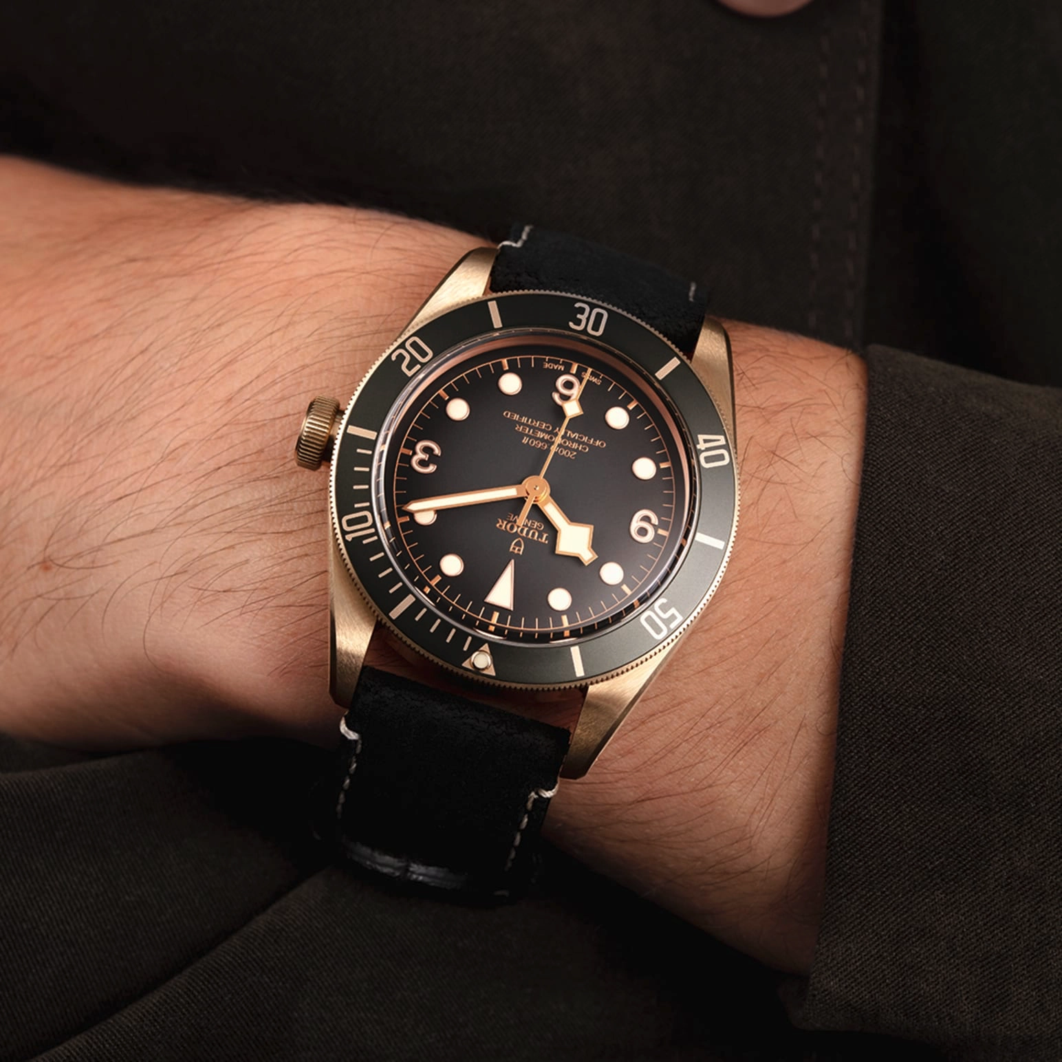 TUDORBlack Bay BronzeBlack Bay Bronze43mm bronze case with bronze-coloured PVD-treated steel case back and satin finish - M79250BA-0001 at Cortina Watch Malaysia