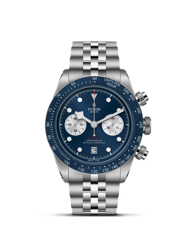 TUDORBlack Bay ChronoBlack Bay Chrono41mm stainless steel case with polished and satin-brushed finishes - M79360B-0002 at Cortina Watch Malaysia