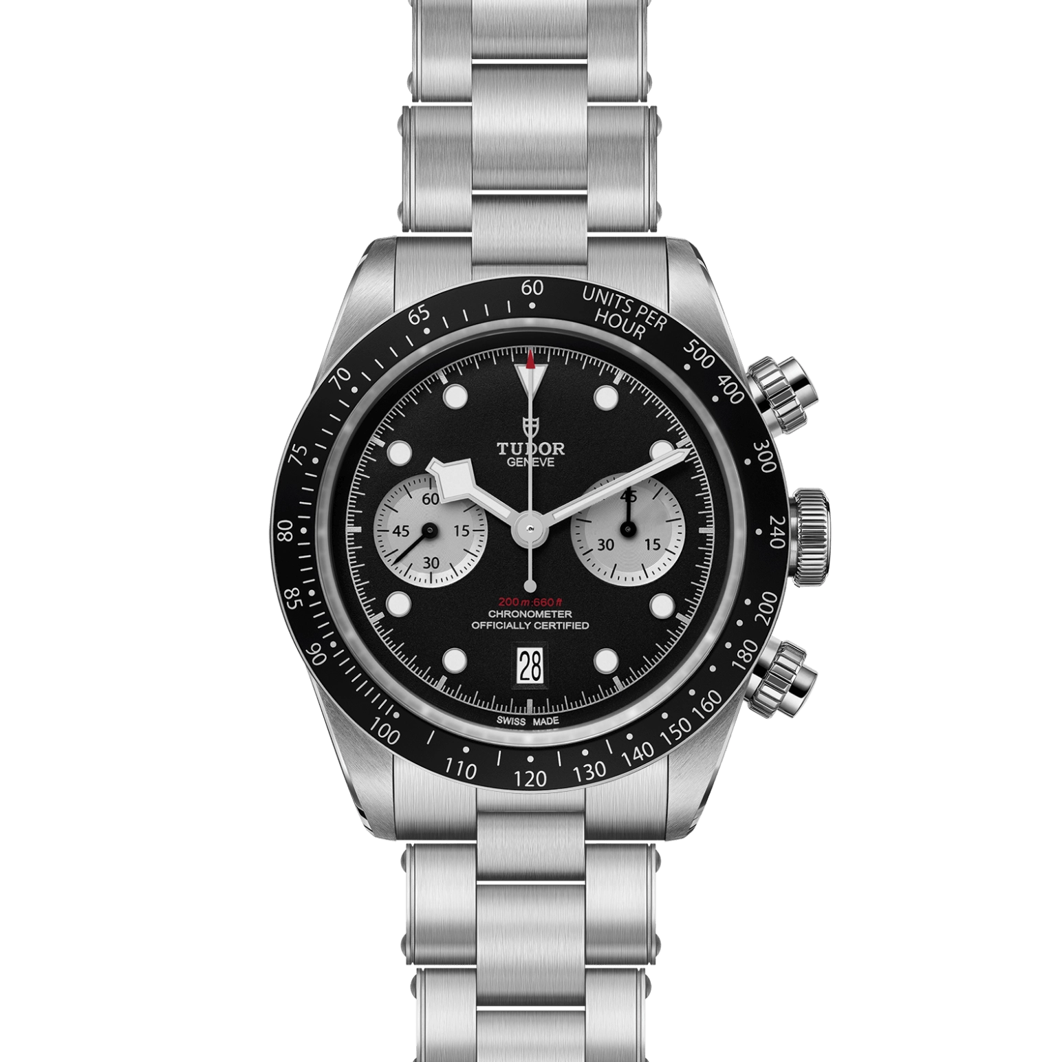 TUDORBlack Bay ChronoBlack Bay Chrono41mm stainless steel case with polished and satin-brushed finishes - M79360N-0011 at Cortina Watch Malaysia