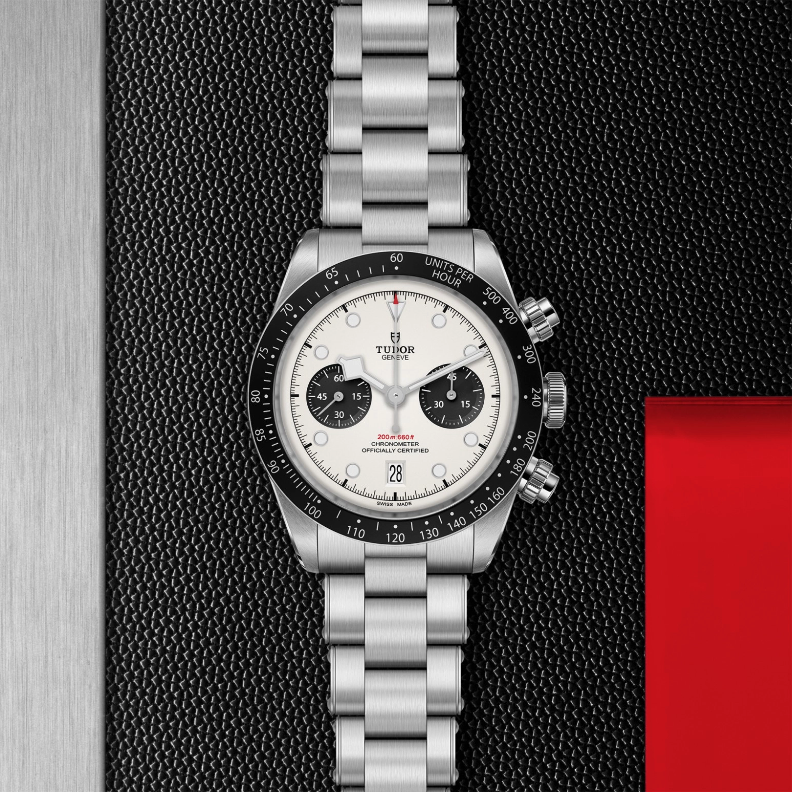 TUDOR碧湾计时型Black Bay Chrono磨光及磨砂不锈钢表壳，直径41毫米 - M79360N-0012 at Cortina Watch Malaysia