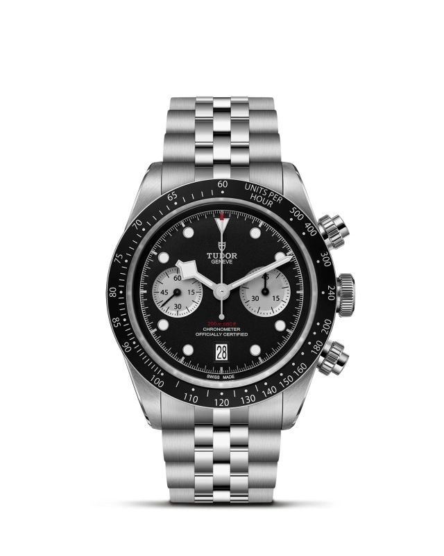 TUDOR碧湾计时型Black Bay Chrono磨光及磨砂不锈钢表壳，直径41毫米 - M79360N-0013 at Cortina Watch Malaysia