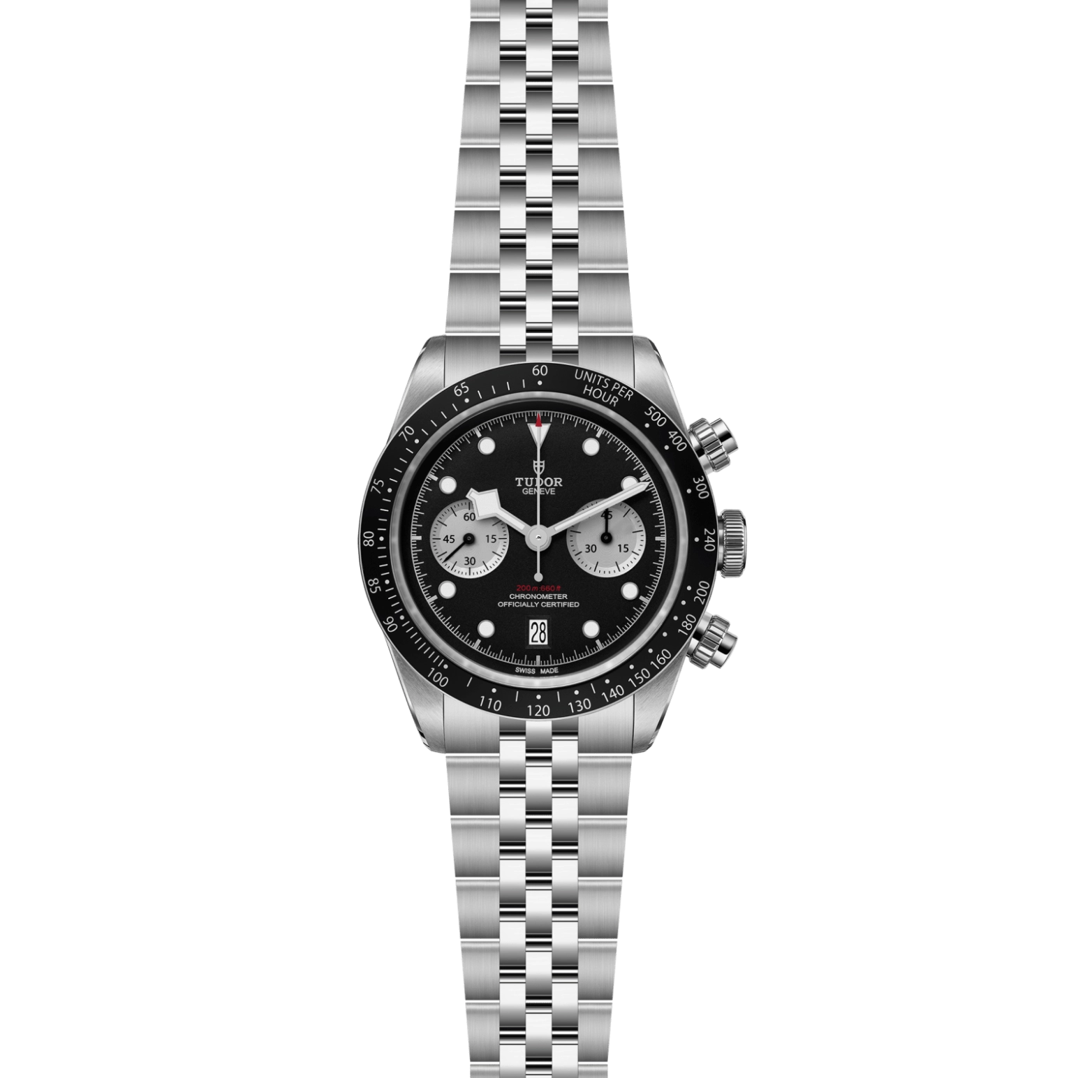 TUDOR碧湾计时型Black Bay Chrono磨光及磨砂不锈钢表壳，直径41毫米 - M79360N-0013 at Cortina Watch Malaysia