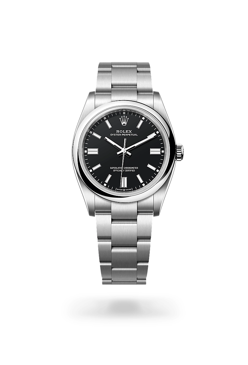 Rolex Oyster Perpetual in Oystersteel, M126000-0014 - Cortina Watch Malaysia