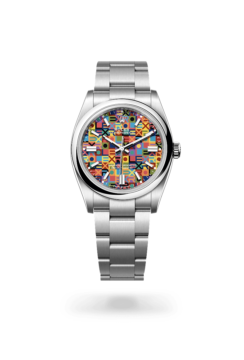 Rolex Oyster Perpetual in Oystersteel, M126000-0016 - Cortina Watch Malaysia