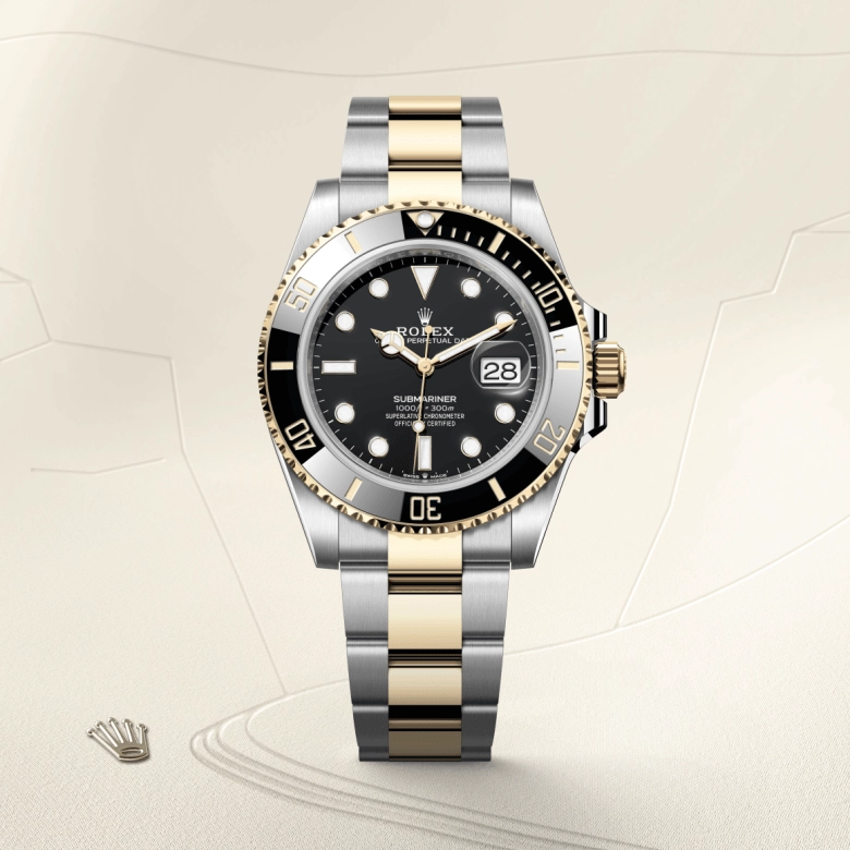 Rolex Submariner in Yellow Rolesor - combination of Oystersteel and yellow gold, M126613LN-0002 - Cortina Watch Malaysia