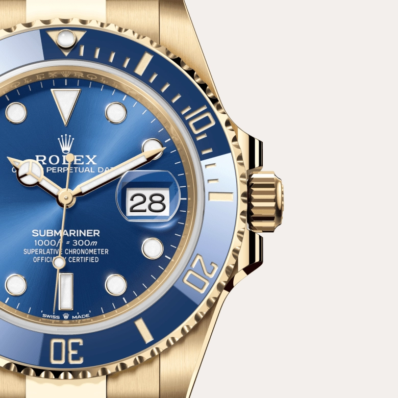 Rolex Submariner in Emas kuning 18 karat, M126618LB-0002 - Cortina Watch Malaysia