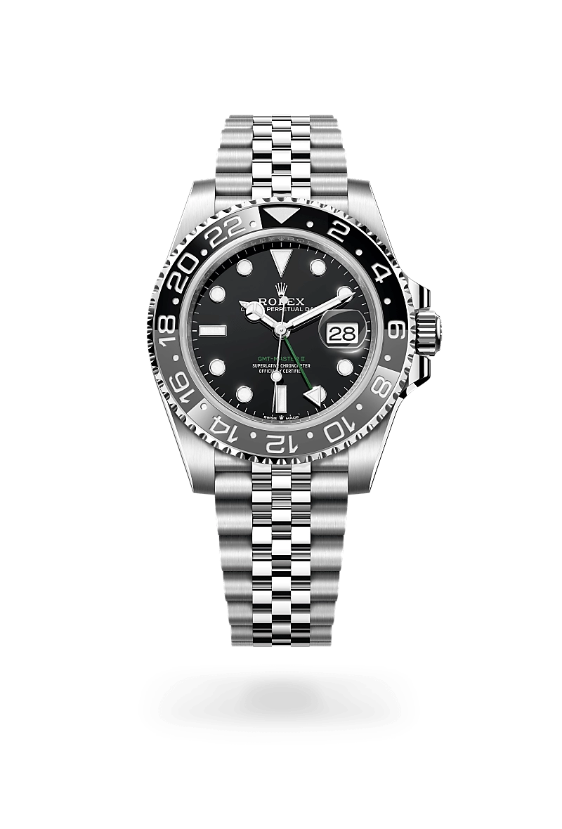 Rolex GMT-Master II in Oystersteel, M126710GRNR-0003 - Cortina Watch Malaysia