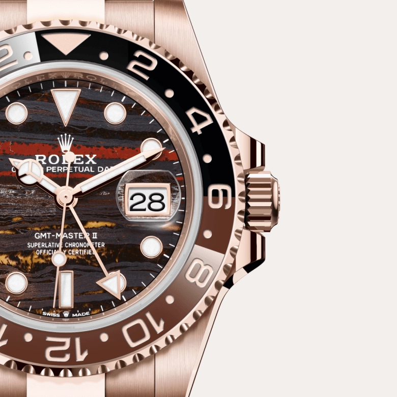 Rolex GMT-Master II in Emas Everose 18 karat, M126715CHNR-0002 - Cortina Watch Malaysia