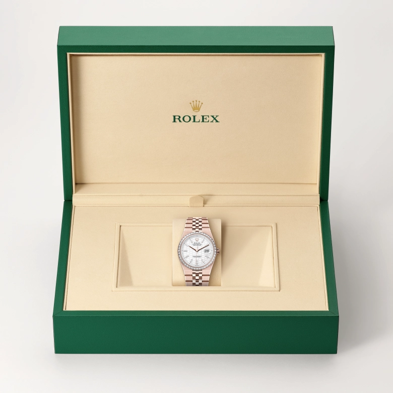 Rolex Land-Dweller in Emas Everose 18 karat, M127285TBR-0002 - Cortina Watch Malaysia