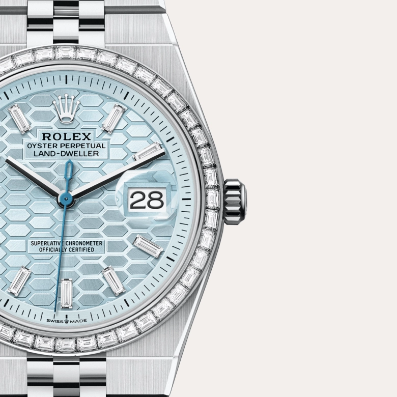 Rolex Land-Dweller in Platinum, M127286TBR-0001 - Cortina Watch Malaysia