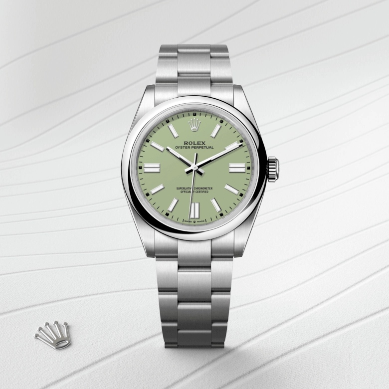 Rolex Oyster Perpetual in Oystersteel, M134300-0006 - Cortina Watch Malaysia
