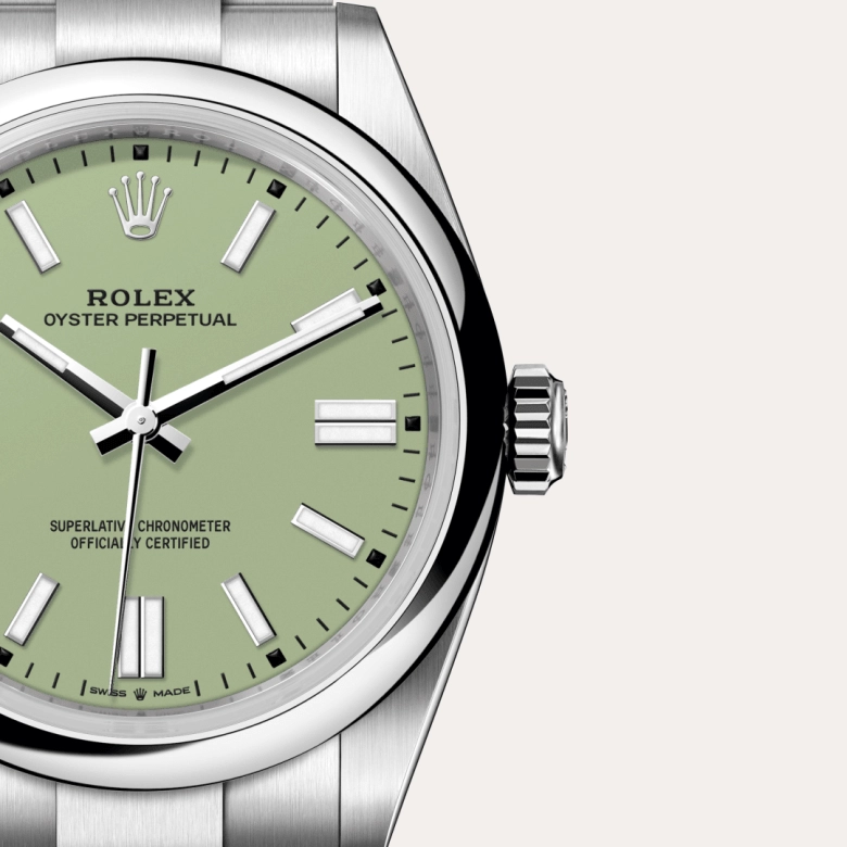 Rolex Oyster Perpetual in Oystersteel, M134300-0006 - Cortina Watch Malaysia
