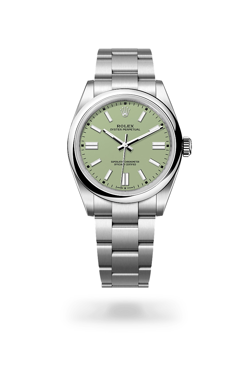 Rolex Oyster Perpetual in Oystersteel, M134300-0006 - Cortina Watch Malaysia
