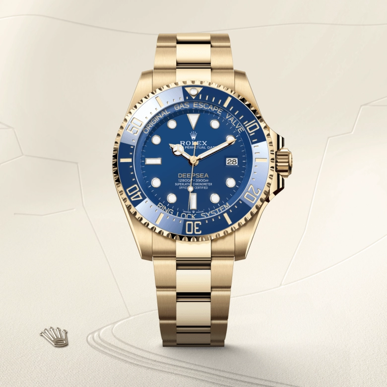 Rolex Deepsea in 18 ct yellow gold, M136668LB-0001 - Cortina Watch Malaysia