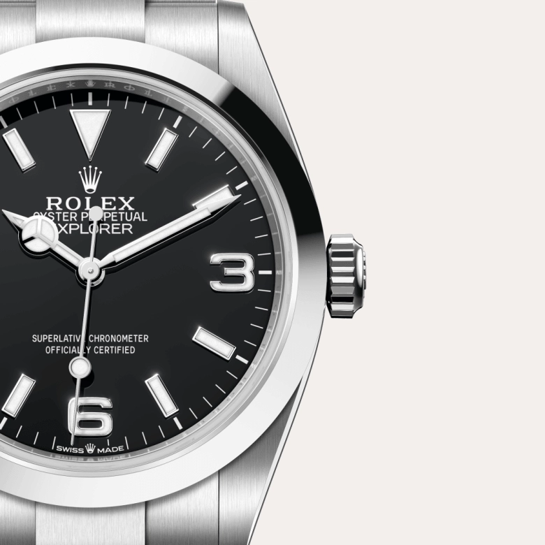 Rolex Explorer in Oystersteel, M224270-0001 - Cortina Watch Malaysia