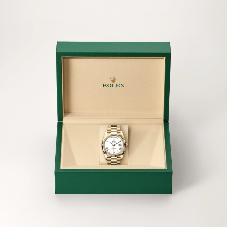 Rolex Day-Date in 18 ct yellow gold, M228238-0042 - Cortina Watch Malaysia