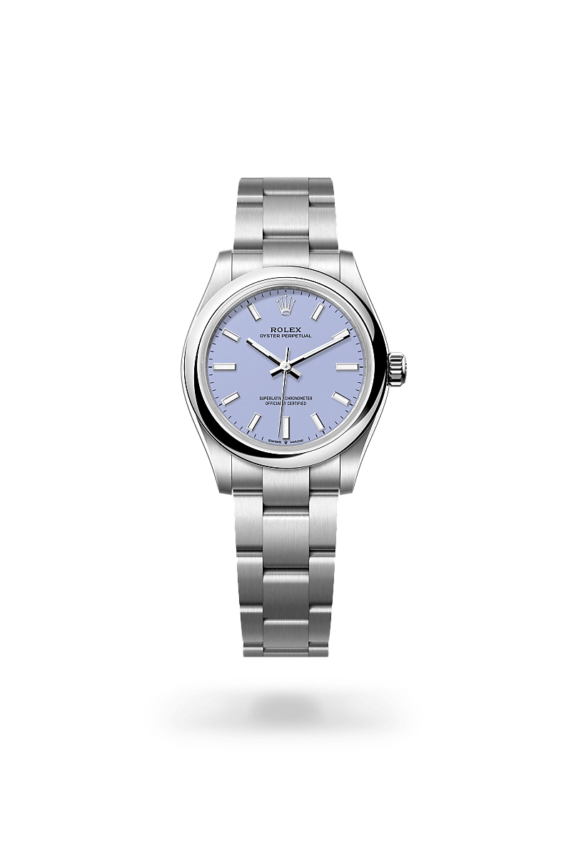 Rolex Oyster Perpetual in Oystersteel, M277200-0014 - Cortina Watch Malaysia