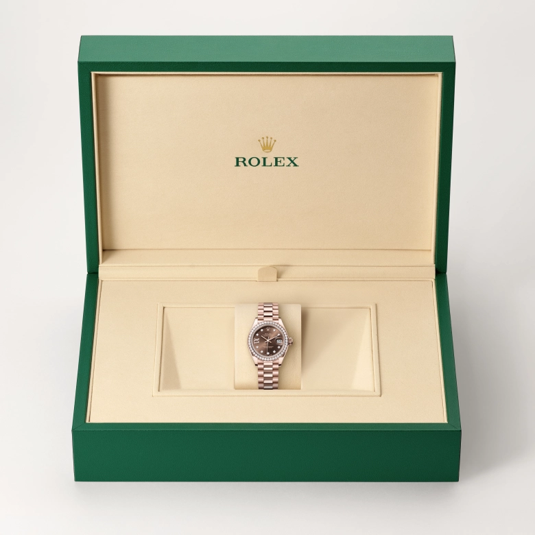 Rolex Lady-Datejust in 18 ct Everose gold, M279135RBR-0001 - Cortina Watch Malaysia