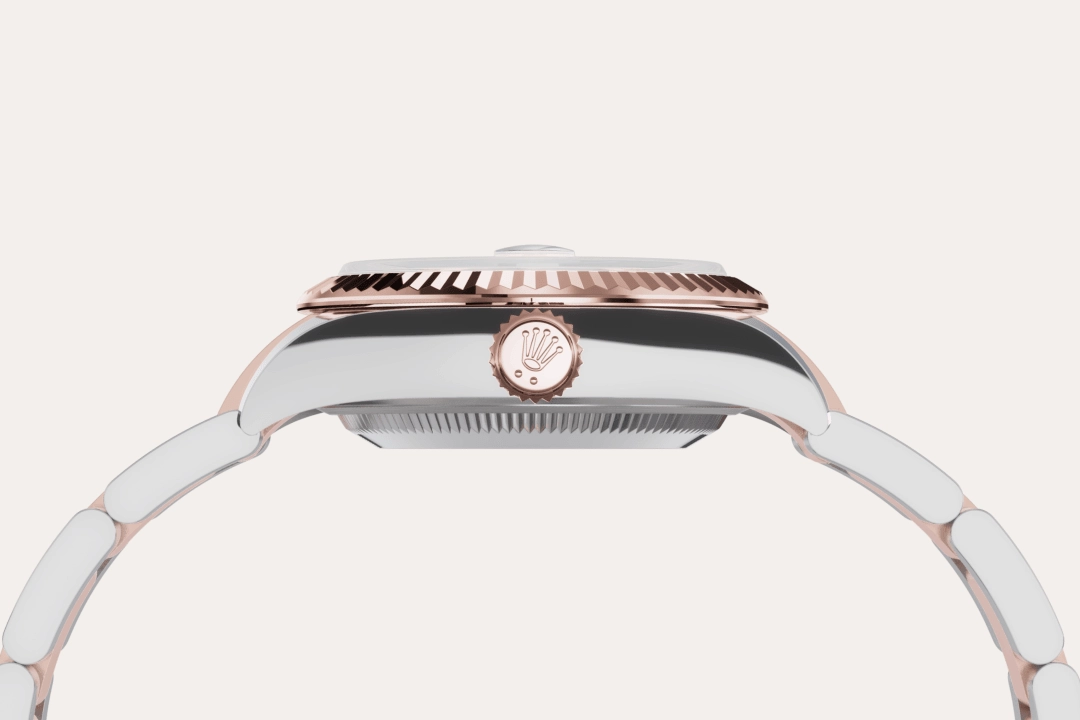 Rolex Lady-Datejust in Everose Rolesor - combination of Oystersteel and Everose gold, M279171-0028 - Cortina Watch Malaysia