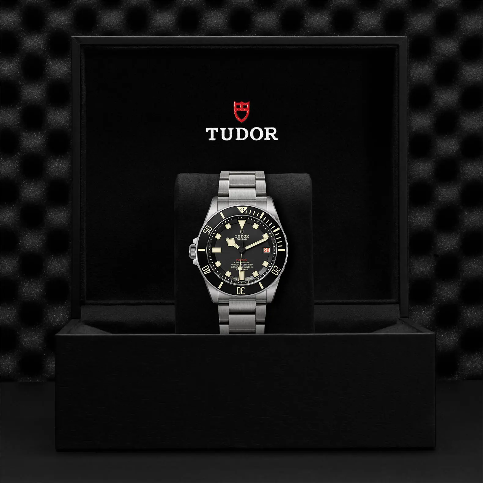 TUDORPelagos LHDPelagos42mm titanium and steel case with satin finish Numbered steel case back - M25610TNL-0001 at Cortina Watch Thailand
