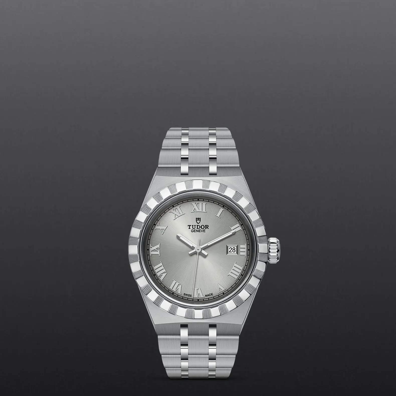 TUDORTUDOR RoyalTUDOR Royal28mm steel case with polished and satin finish - M28300-0001 at Cortina Watch Thailand