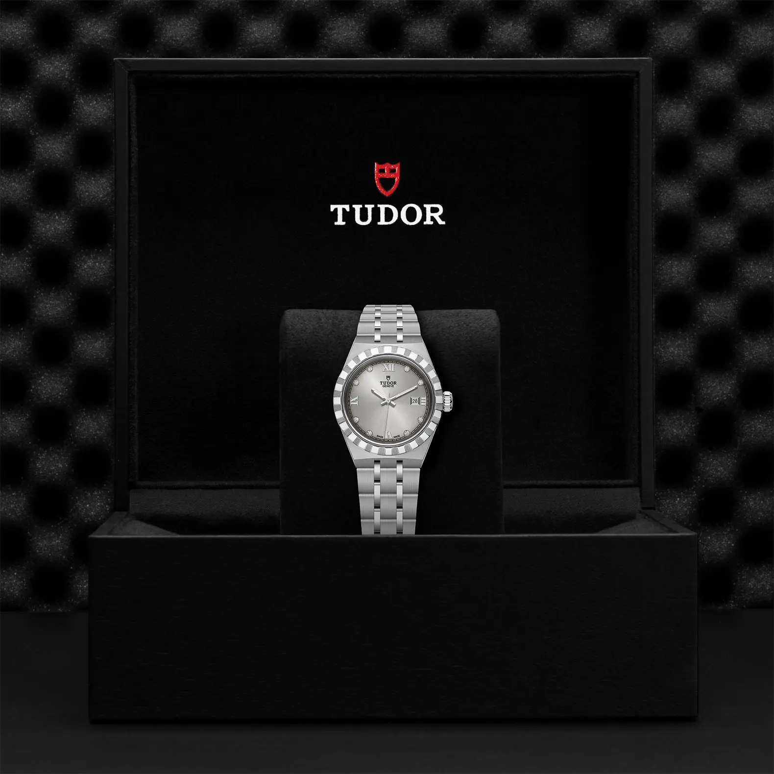 TUDORTUDOR RoyalTUDOR Royal28mm steel case with polished and satin finish - M28300-0002 at Cortina Watch Thailand
