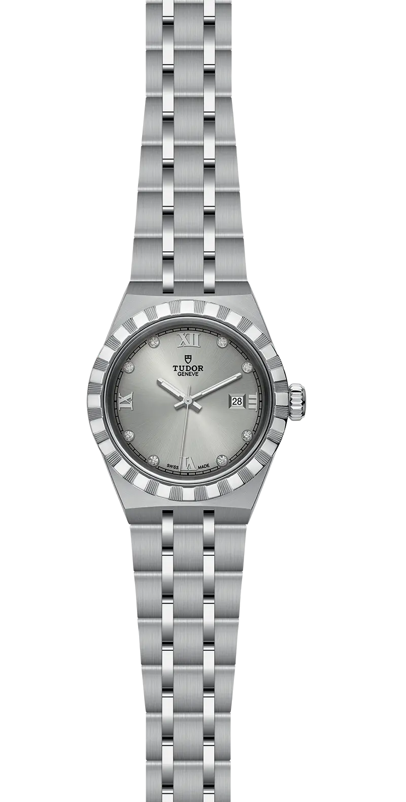 TUDORTUDOR RoyalTUDOR Royal28mm steel case with polished and satin finish - M28300-0002 at Cortina Watch Thailand