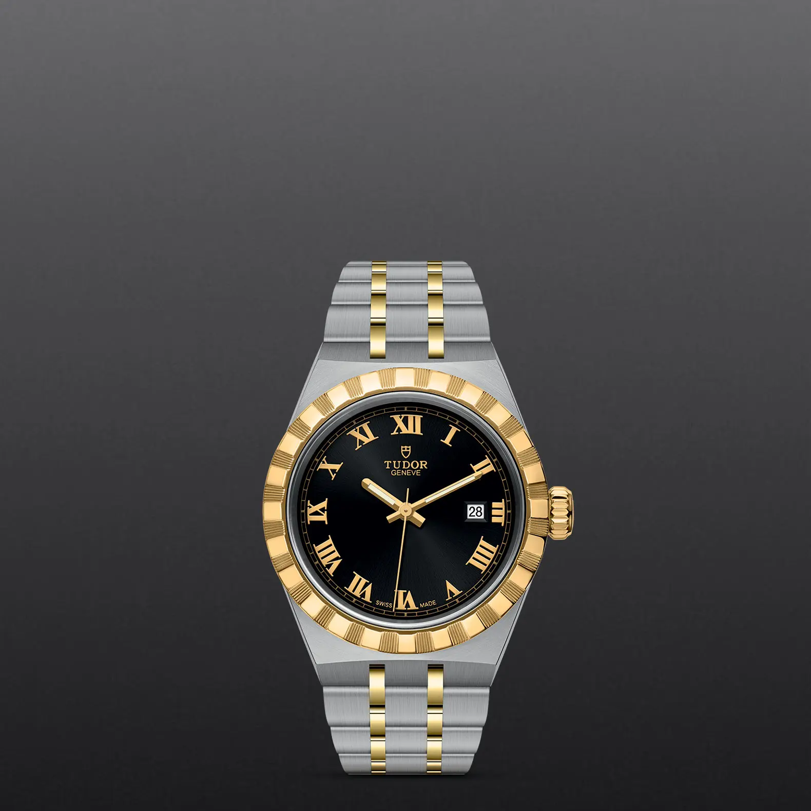 TUDORTUDOR RoyalTUDOR Royal28mm steel case with polished and satin finish - M28303-0003 at Cortina Watch Thailand