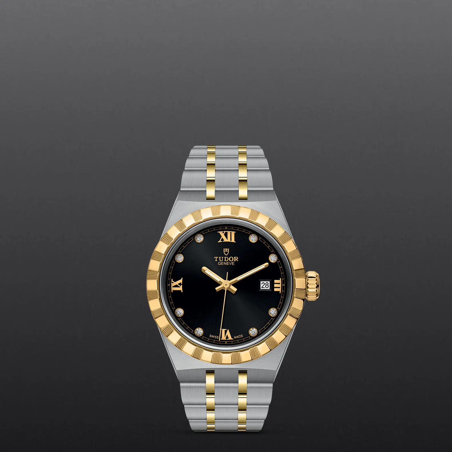 TUDORTUDOR RoyalTUDOR Royal28mm steel case with polished and satin finish - M28303-0005 at Cortina Watch Thailand