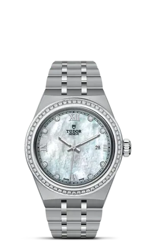 TUDORTUDOR RoyalTUDOR Royal28mm steel case with polished and satin finish - M28320-0001 at Cortina Watch Thailand