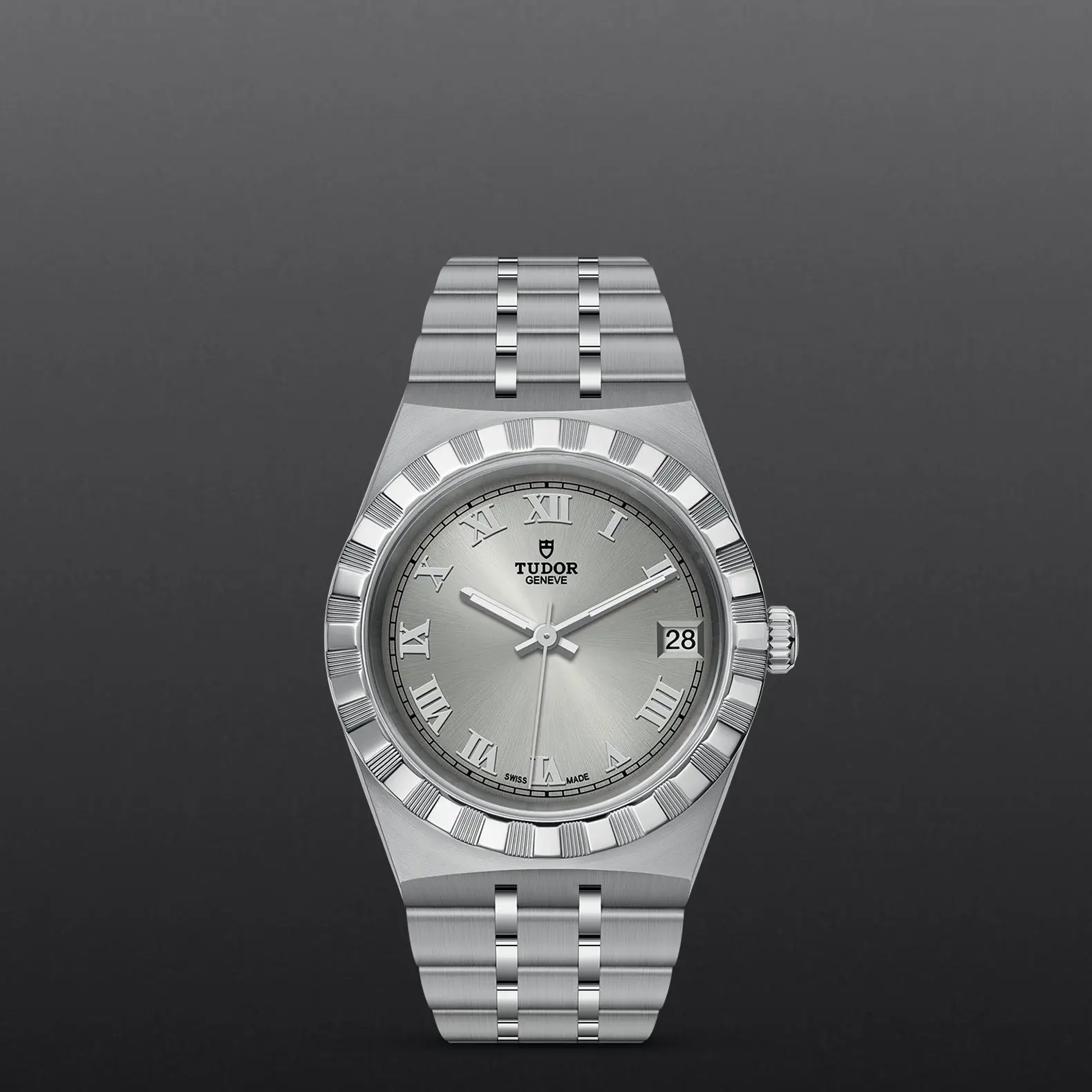 TUDORTUDOR RoyalTUDOR Royal34mm steel case with polished and satin finish - M28400-0001 at Cortina Watch Thailand