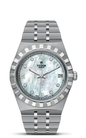 TUDORTUDOR RoyalTUDOR Royal34mm steel case with polished and satin finish - M28400-0005 at Cortina Watch Thailand