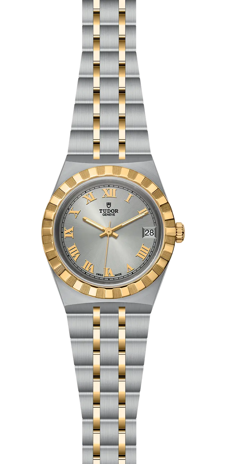 TUDORTUDOR RoyalTUDOR Royal34mm steel case with polished and satin finish - M28403-0001 at Cortina Watch Thailand
