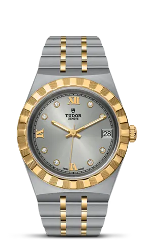 TUDORTUDOR RoyalTUDOR Royal34mm steel case with polished and satin finish - M28403-0002 at Cortina Watch Thailand