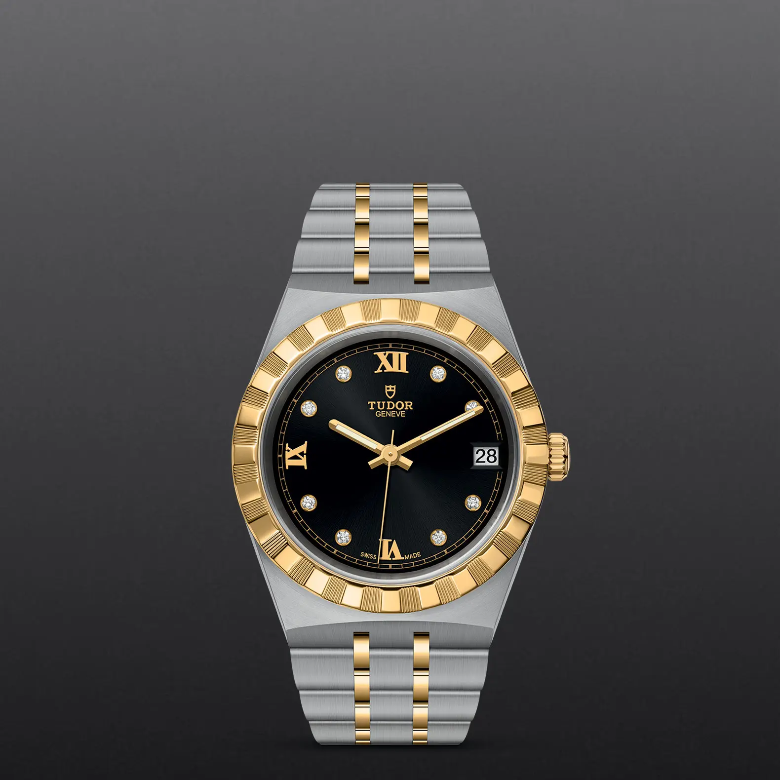 TUDORTUDOR RoyalTUDOR Royal34mm steel case with polished and satin finish - M28403-0005 at Cortina Watch Thailand