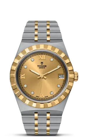 TUDORTUDOR RoyalTUDOR Royal34mm steel case with polished and satin finish - M28403-0006 at Cortina Watch Thailand