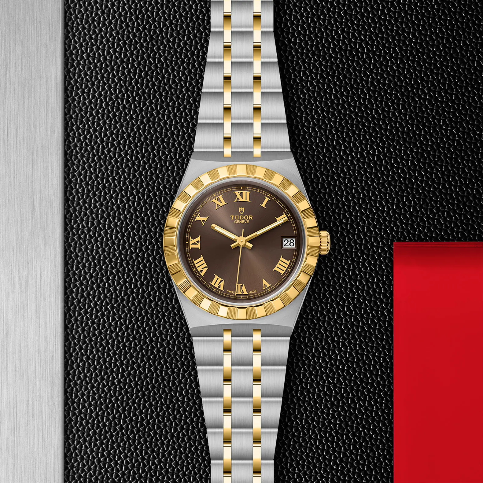 TUDORTUDOR RoyalTUDOR Royal34mm steel case with polished and satin finish - M28403-0008 at Cortina Watch Thailand