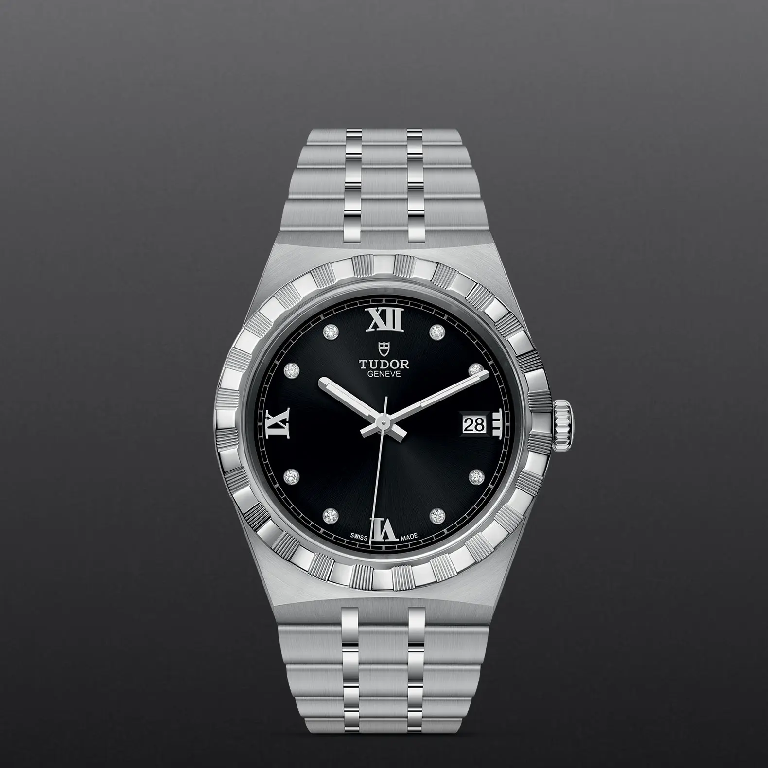 TUDORTUDOR RoyalTUDOR Royal38mm steel case with polished and satin finish - M28500-0004 at Cortina Watch Thailand