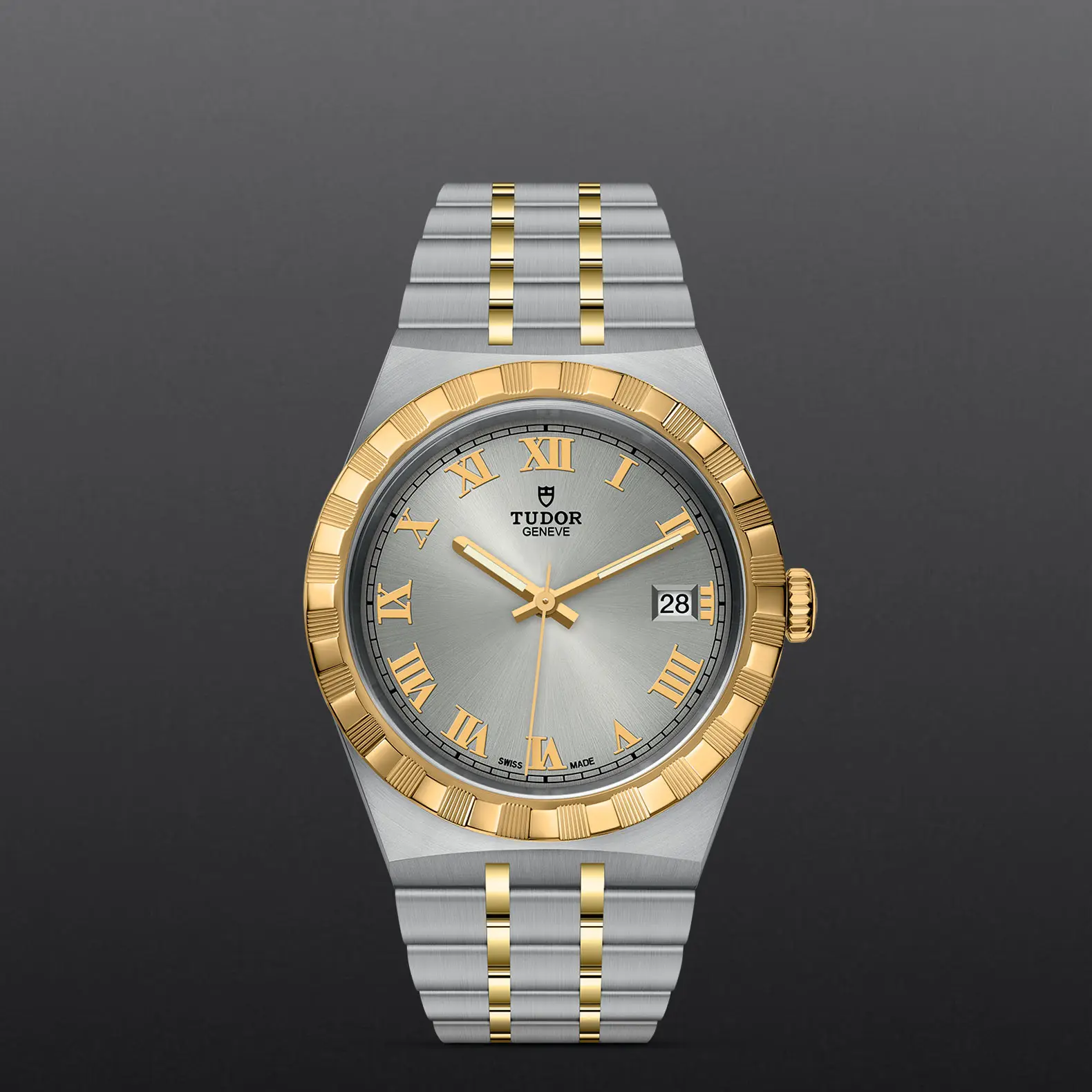TUDORTUDOR RoyalTUDOR Royal38mm steel case with polished and satin finish - M28503-0001 at Cortina Watch Thailand