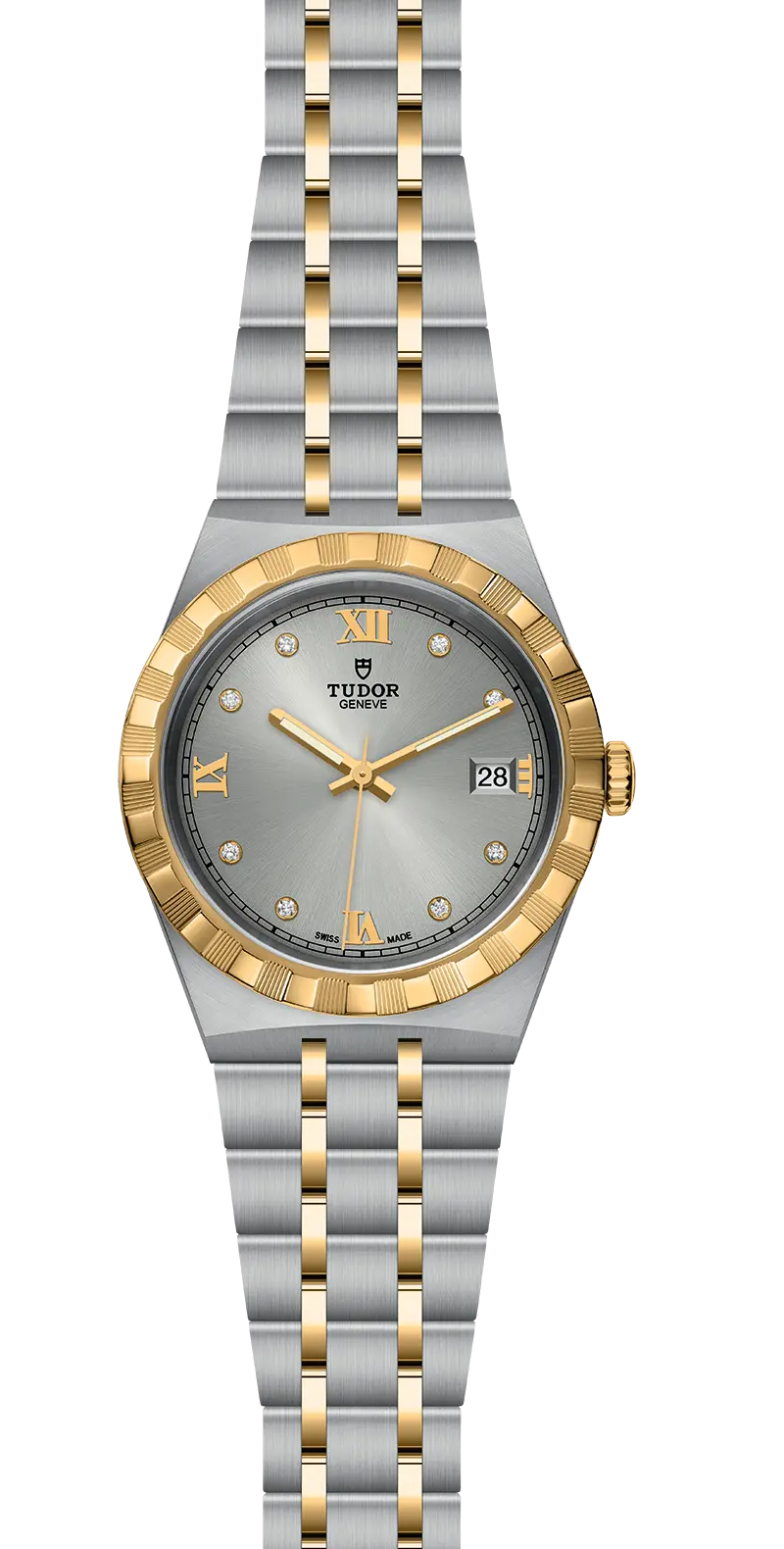 TUDORTUDOR RoyalTUDOR Royal38mm steel case with polished and satin finish - M28503-0002 at Cortina Watch Thailand