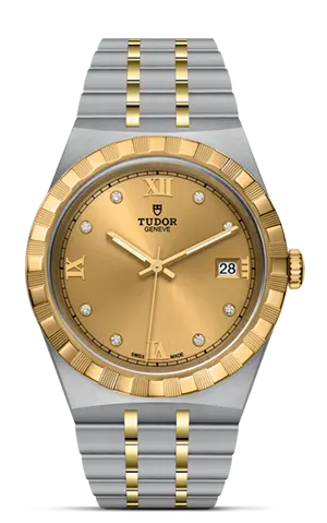 TUDORTUDOR RoyalTUDOR Royal38mm steel case with polished and satin finish - M28503-0005 at Cortina Watch Thailand