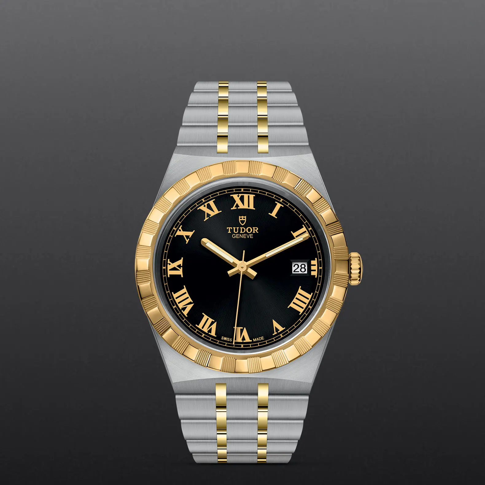 TUDORTUDOR RoyalTUDOR Royal38mm steel case with polished and satin finish - M28503-0006 at Cortina Watch Thailand