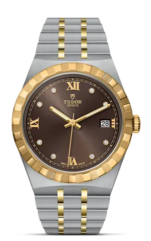 TUDORTUDOR RoyalTUDOR Royal38mm steel case with polished and satin finish - M28503-0008 at Cortina Watch Thailand