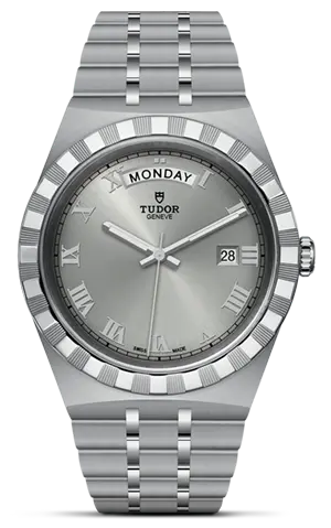 TUDORTUDOR RoyalTUDOR Royal41mm steel case with polished and satin finish - M28600-0001 at Cortina Watch Thailand