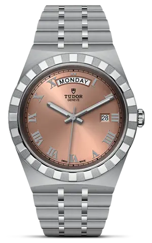 TUDORTUDOR RoyalTUDOR Royal41mm steel case with polished and satin finish - M28600-0009 at Cortina Watch Thailand