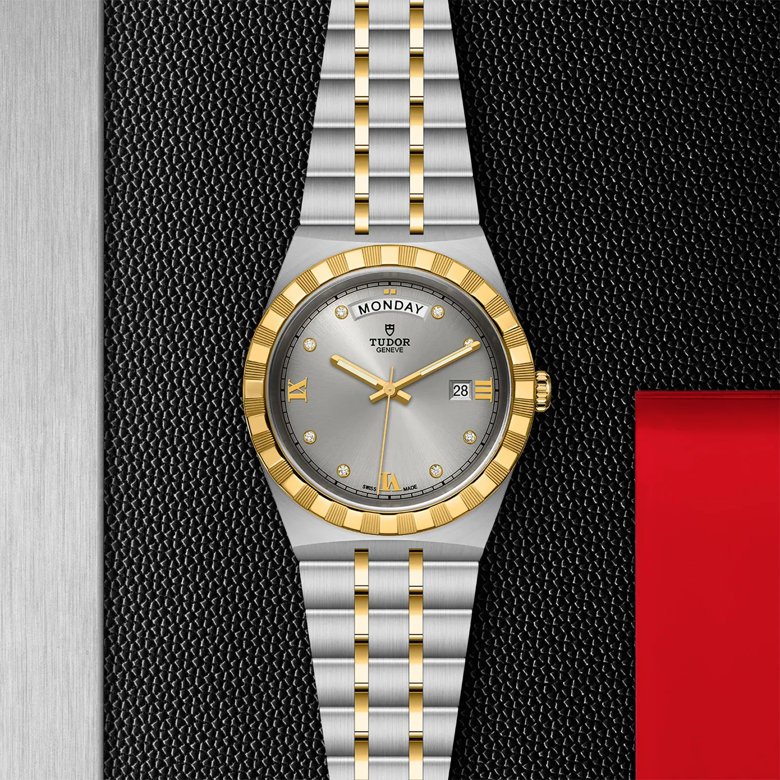 TUDORTUDOR RoyalTUDOR Royal41mm steel case with polished and satin finish - M28603-0002 at Cortina Watch Thailand