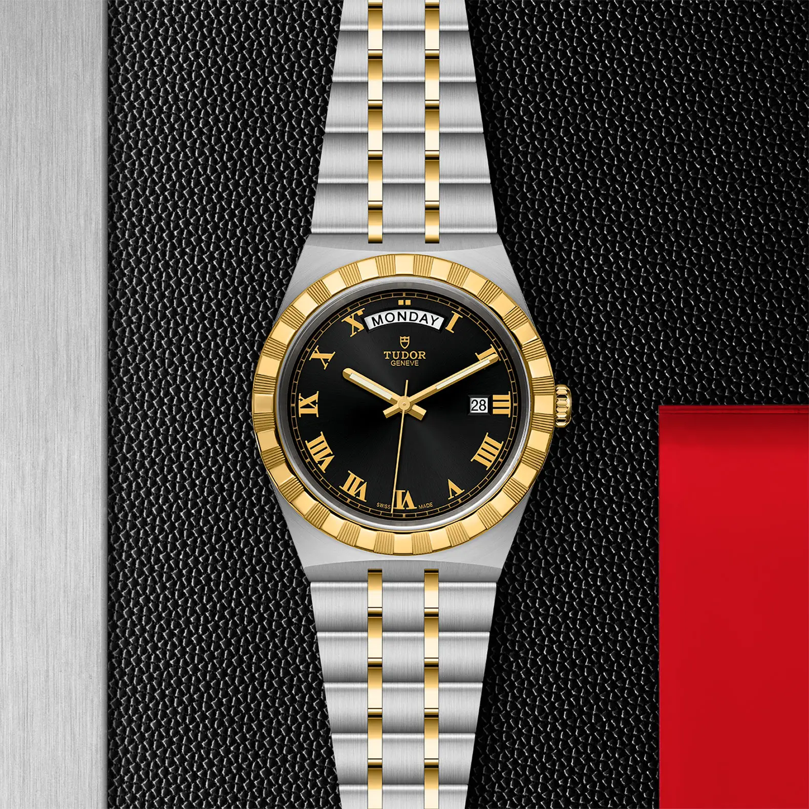 TUDORTUDOR RoyalTUDOR Royal41mm steel case with polished and satin finish - M28603-0003 at Cortina Watch Thailand