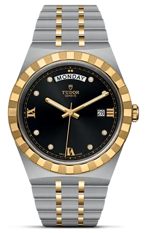 TUDORTUDOR RoyalTUDOR Royal41mm steel case with polished and satin finish - M28603-0005 at Cortina Watch Thailand