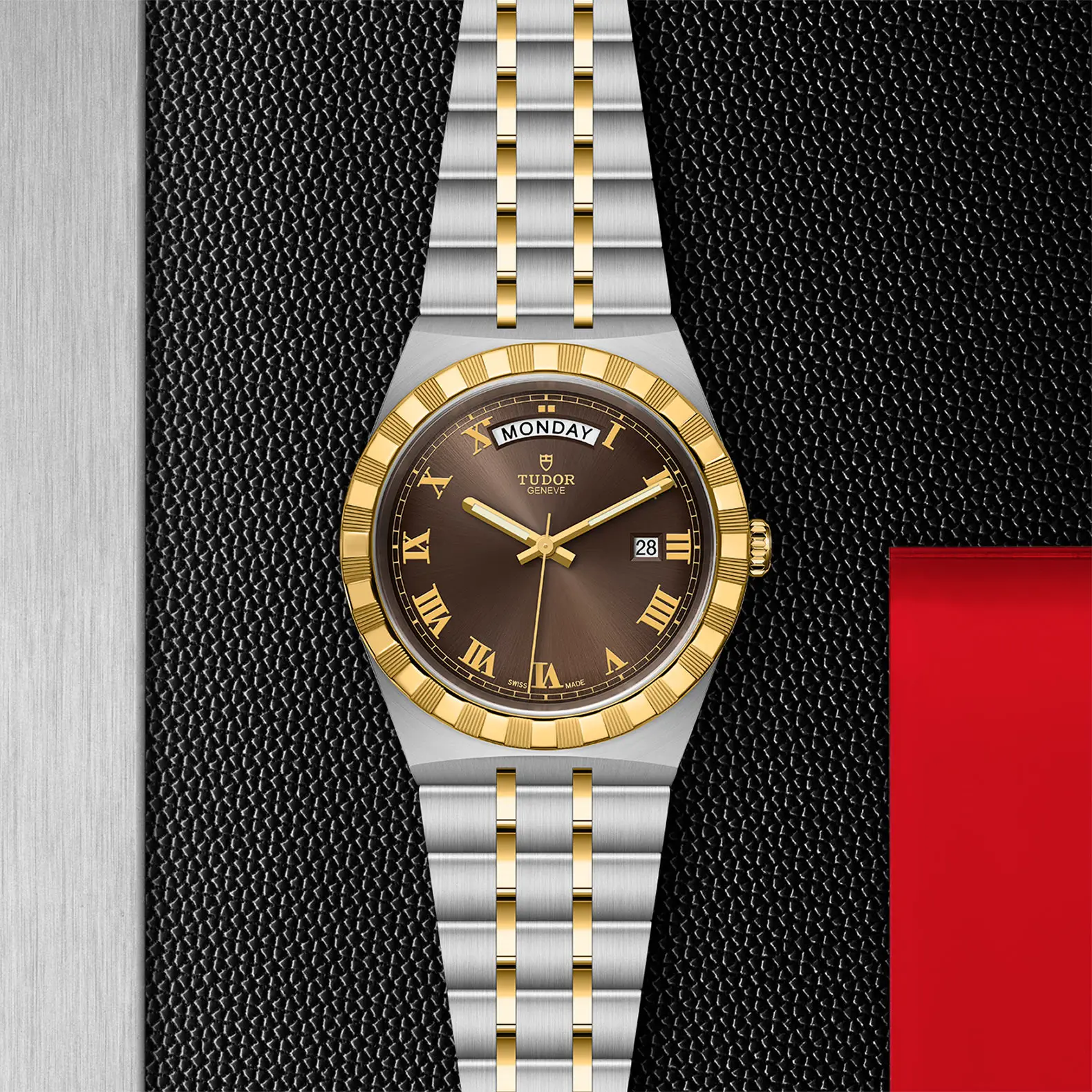 TUDORTUDOR RoyalTUDOR Royal41mm steel case with polished and satin finish - M28603-0007 at Cortina Watch Thailand